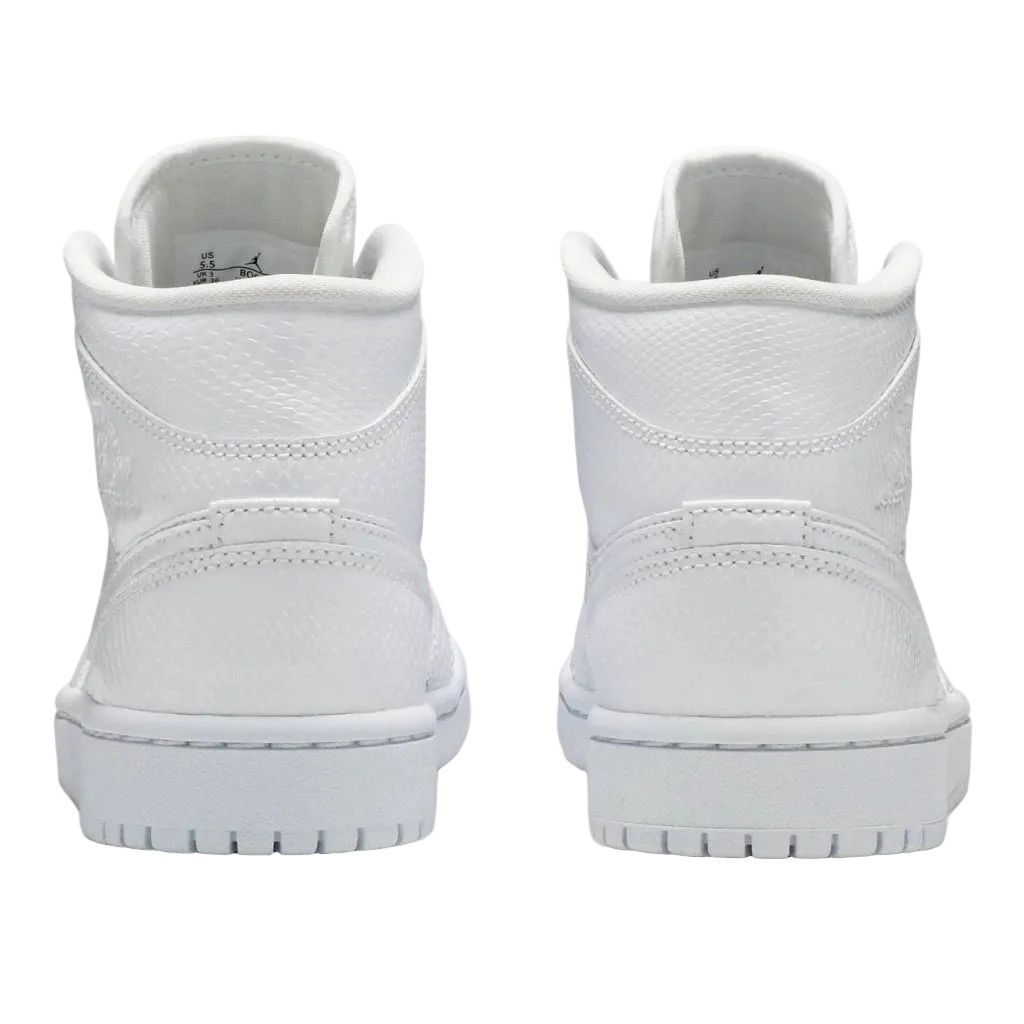 Air Jordan 1 Mid “White Snakeskin”