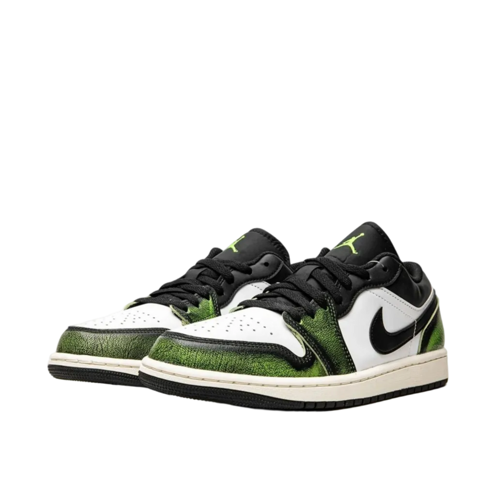 Jordan 1 Low Wear Away Electric Green