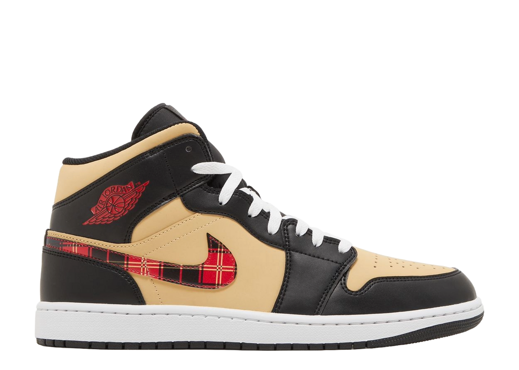 Air Jordan 1 Mid Tartan Swoosh