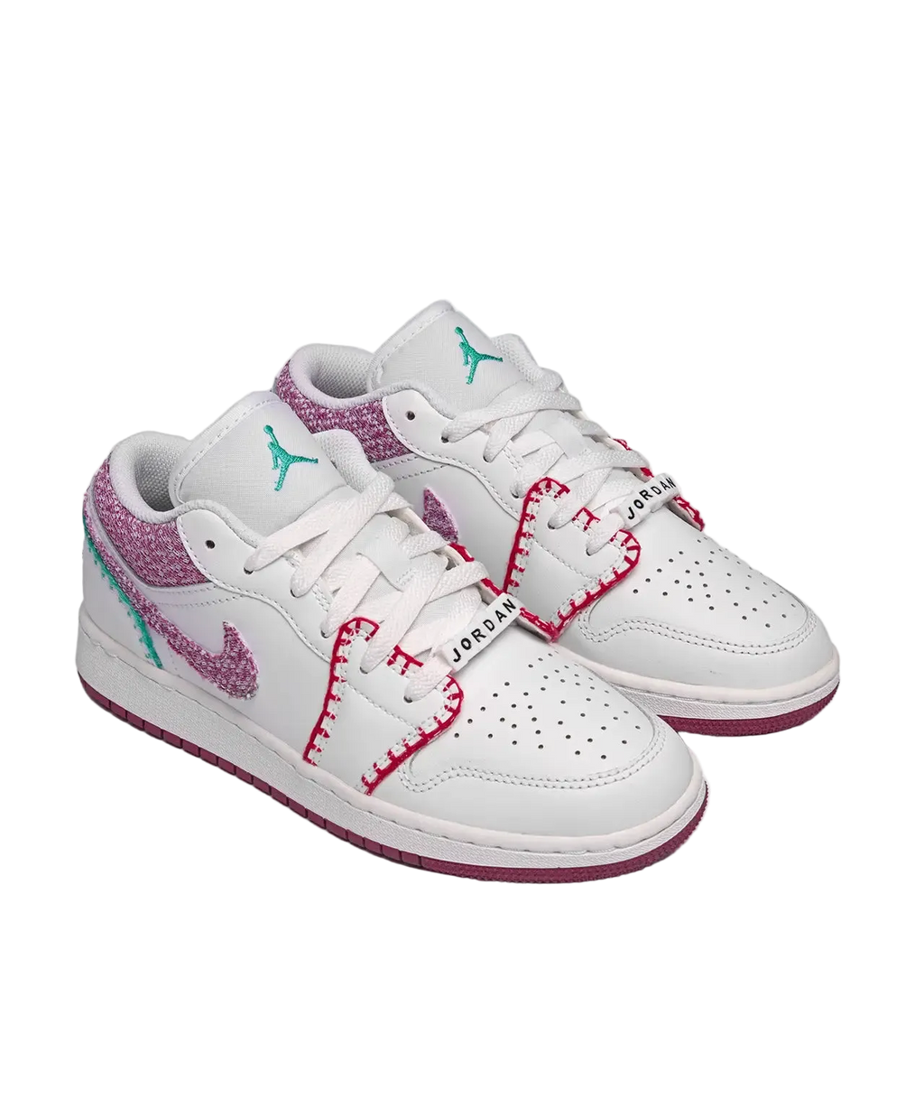 Jordan 1 Low White Light Bordeaux