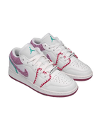 Jordan 1 Low White Light Bordeaux