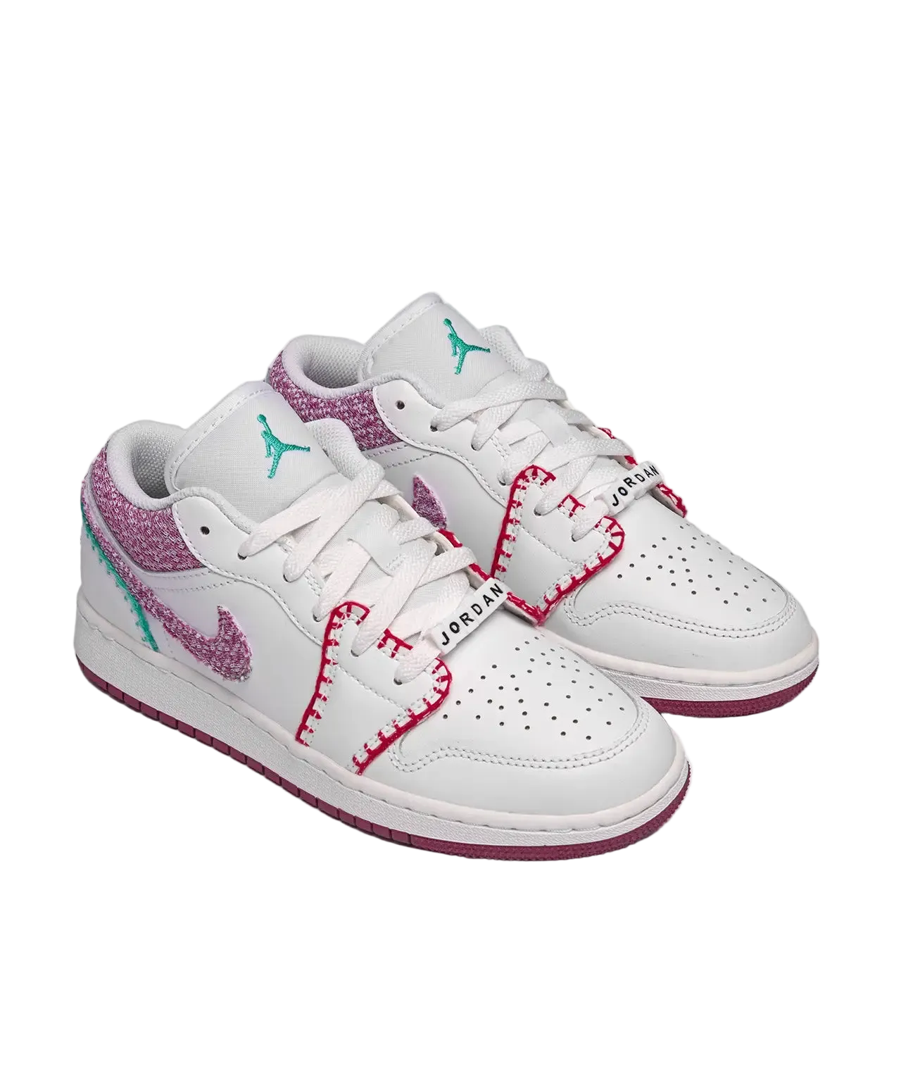 Jordan 1 Low White Light Bordeaux