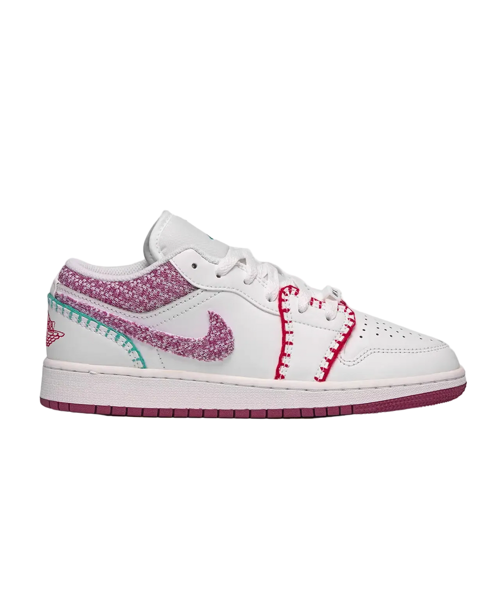 Jordan 1 Low White Light Bordeaux
