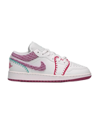 Jordan 1 Low White Light Bordeaux