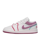 Jordan 1 Low White Light Bordeaux