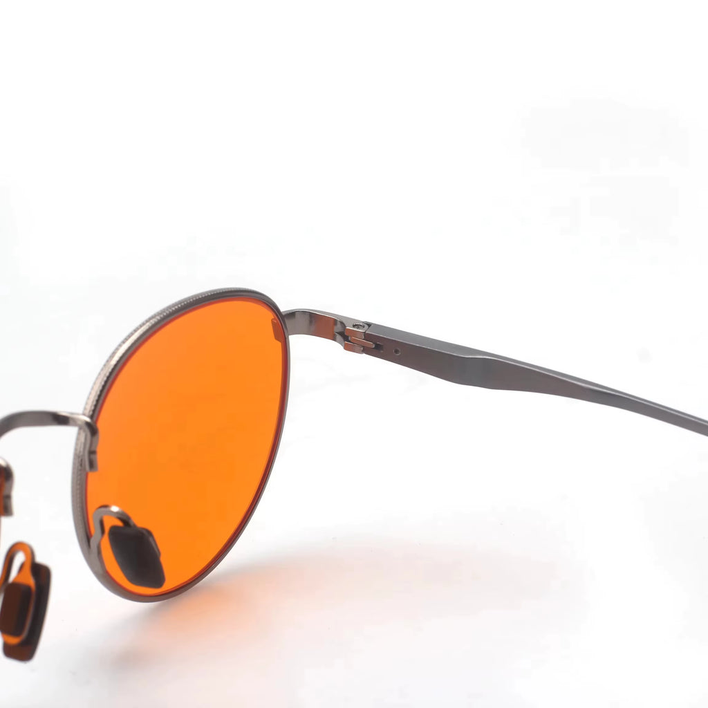 LenseCo Pro - Metalowe okulary z filtrem światła niebieskiego