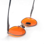 LenseCo Pro - Metalowe okulary z filtrem światła niebieskiego