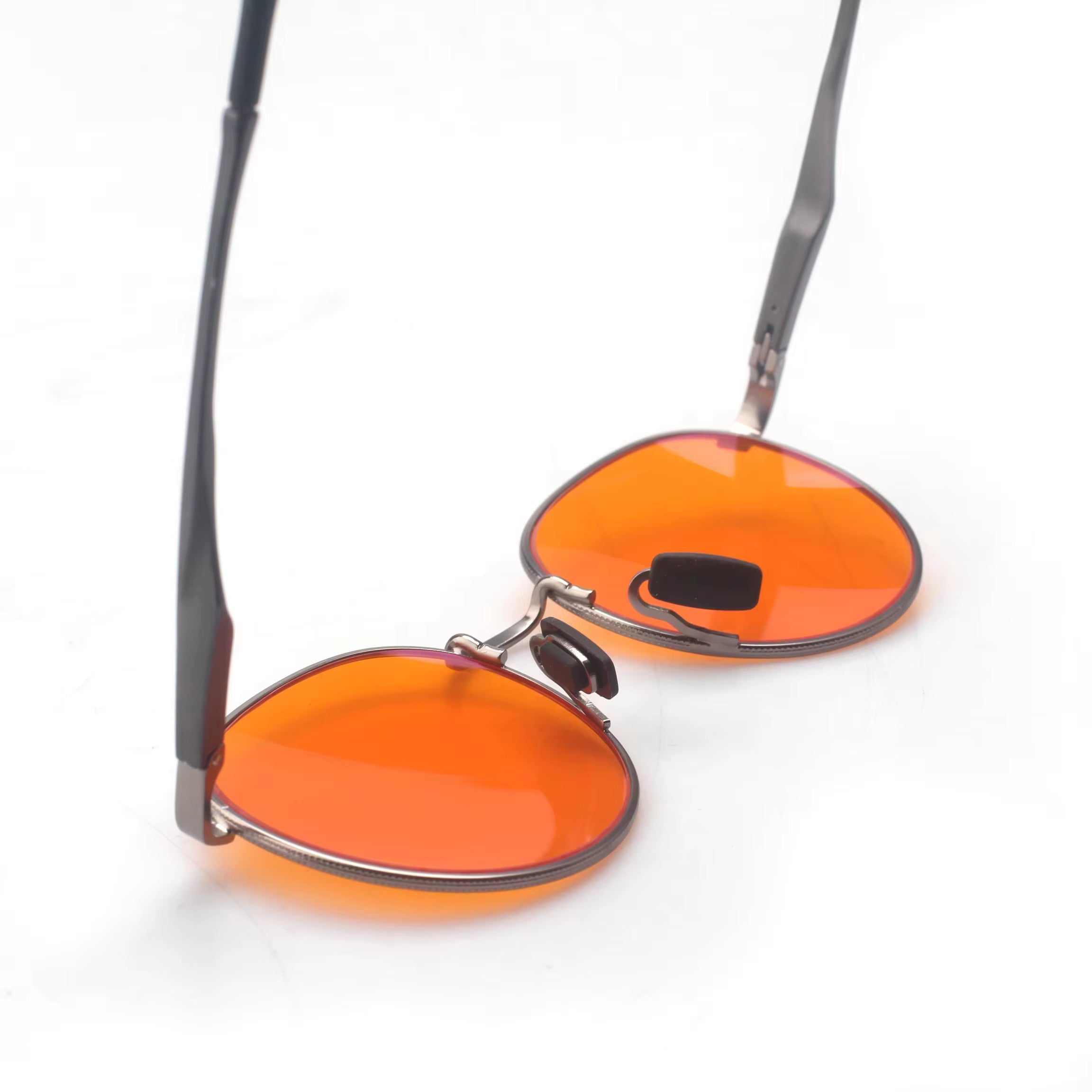 LenseCo Pro - Metalowe okulary z filtrem światła niebieskiego