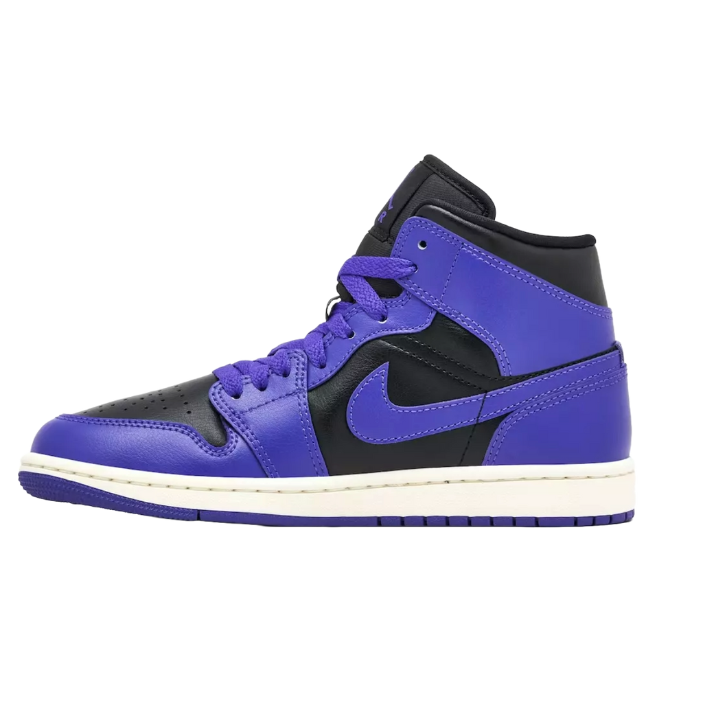 Jordan 1 Mid Purple Black