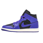 Jordan 1 Mid Purple Black