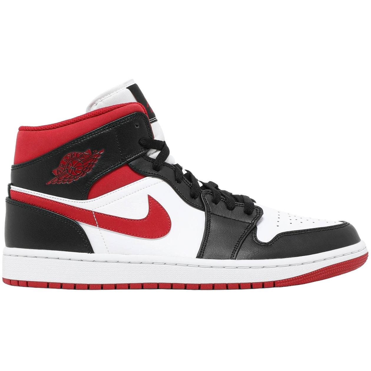 Air Jordan 1 Mid Black Gym Red