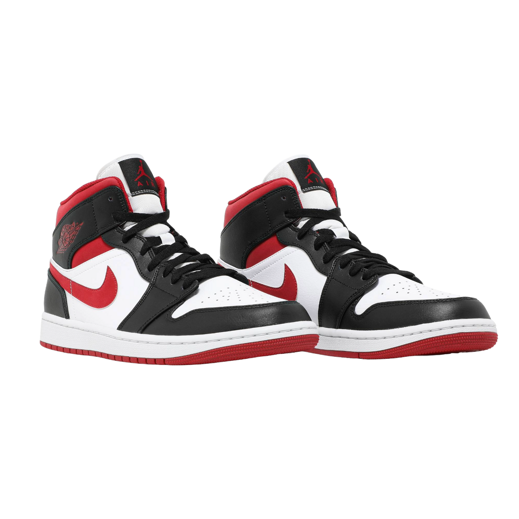 Air Jordan 1 Mid Black Gym Red