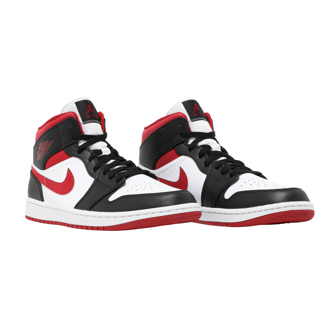 Air Jordan 1 Mid Black Gym Red
