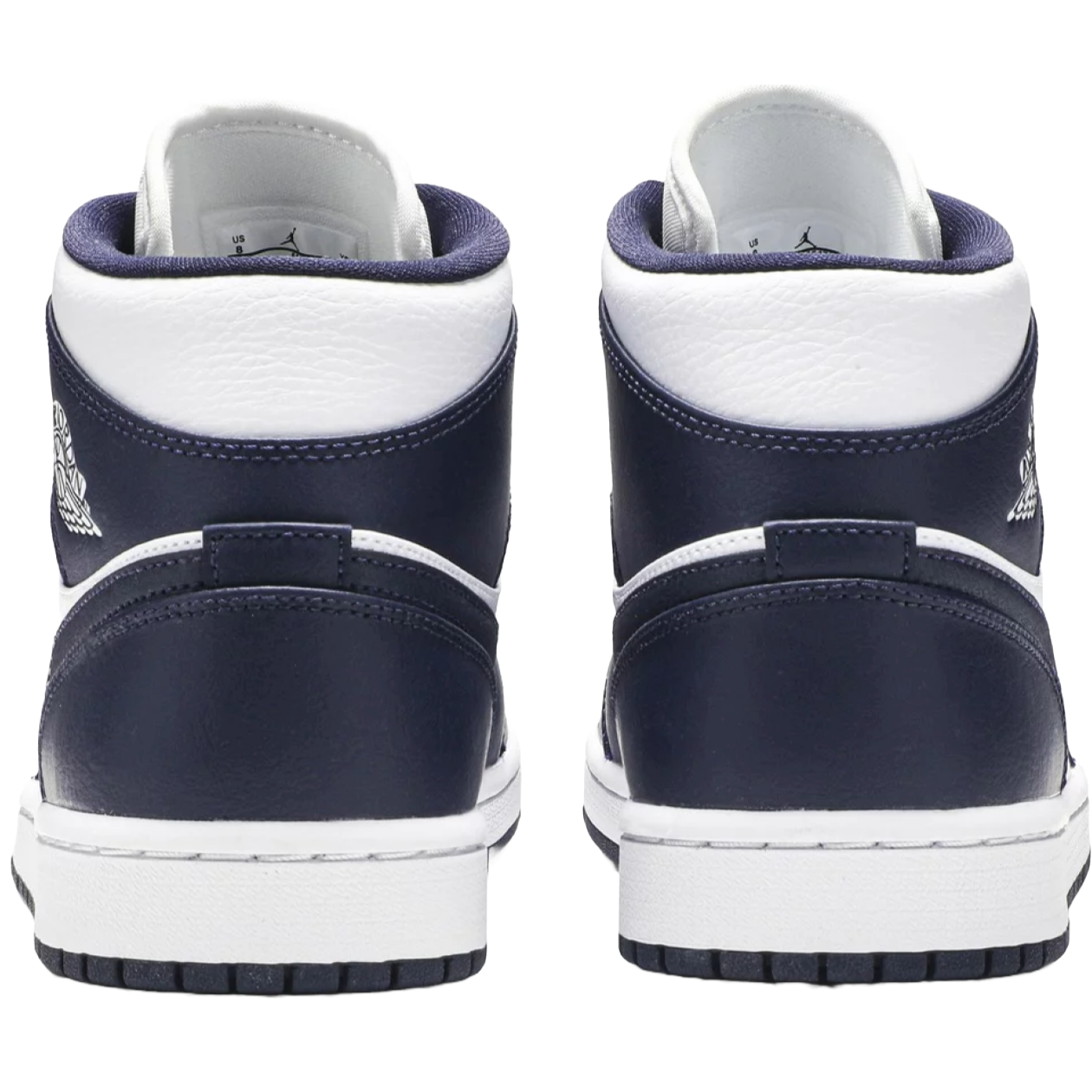 Jordan 1 Mid White Metallic Gold Obsidian