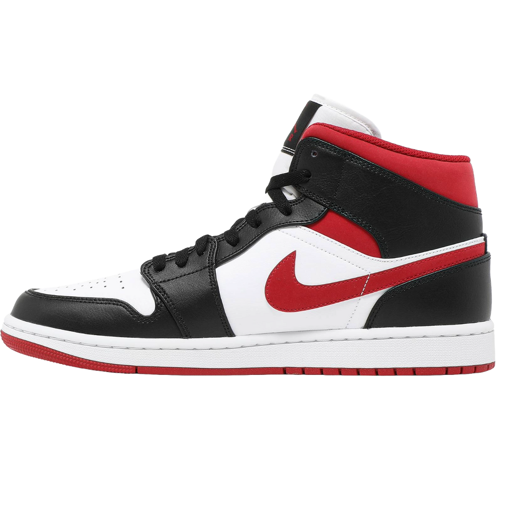 Air Jordan 1 Mid Black Gym Red