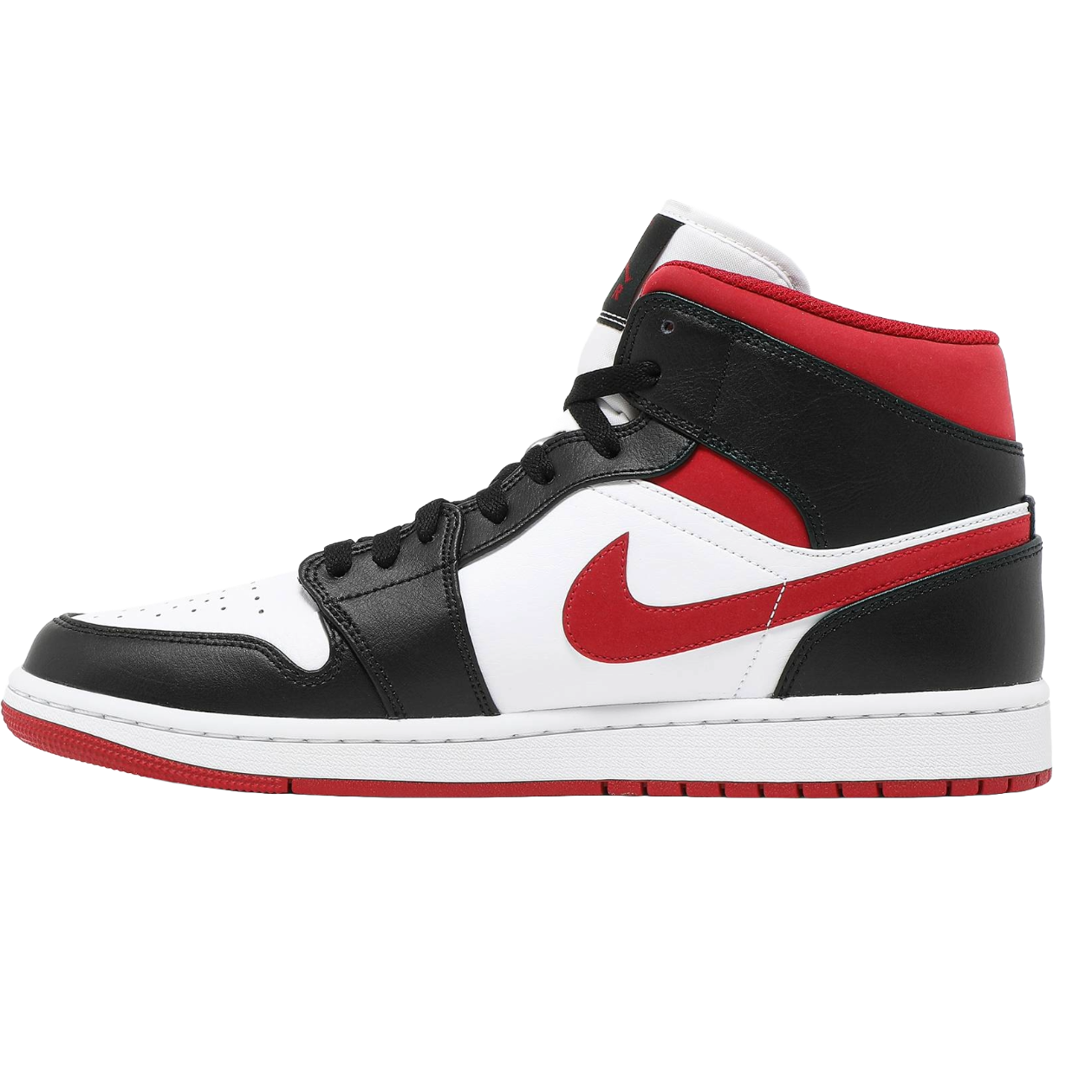 Air Jordan 1 Mid Black Gym Red
