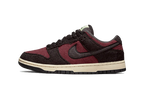 Nike Dunk Low Burgundy Fleece