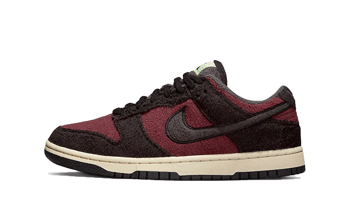 Nike Dunk Low Burgundy Fleece