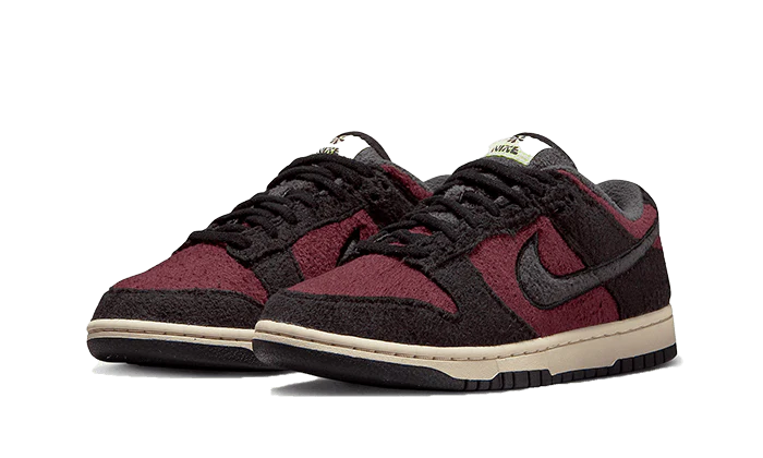 Nike Dunk Low Burgundy Fleece
