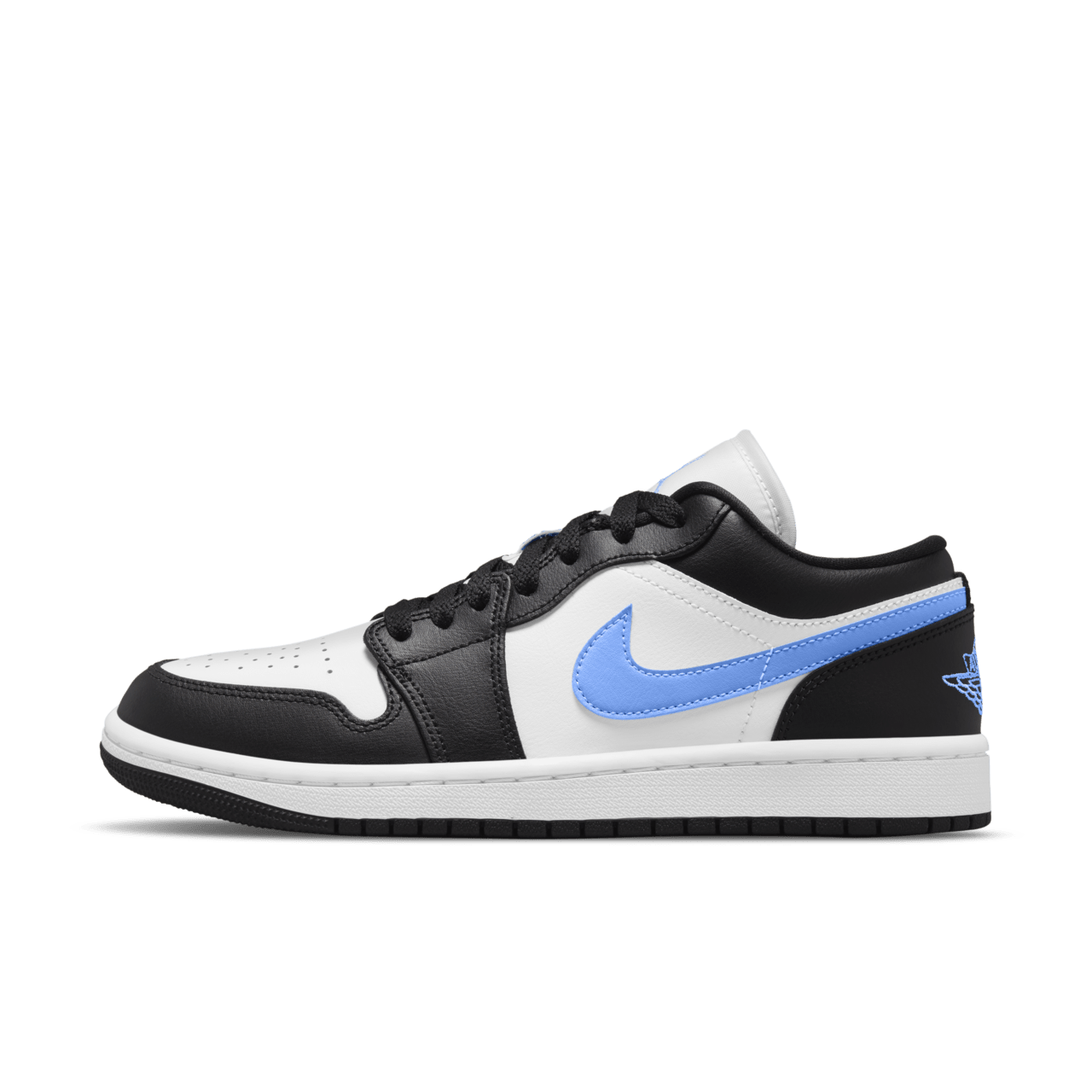 Jordan 1 Low Black University Blue White