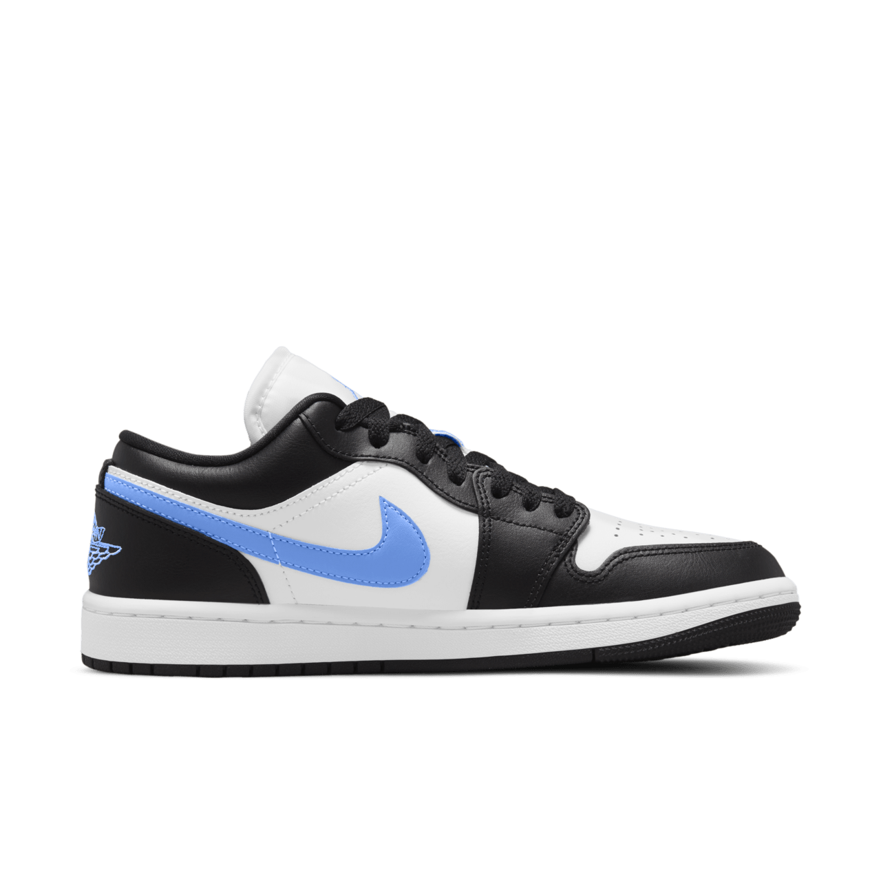 Jordan 1 Low Black University Blue White