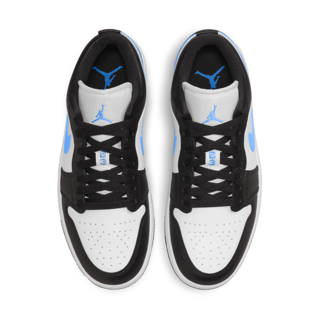Jordan 1 Low Black University Blue White