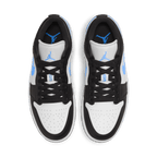 Jordan 1 Low Black University Blue White