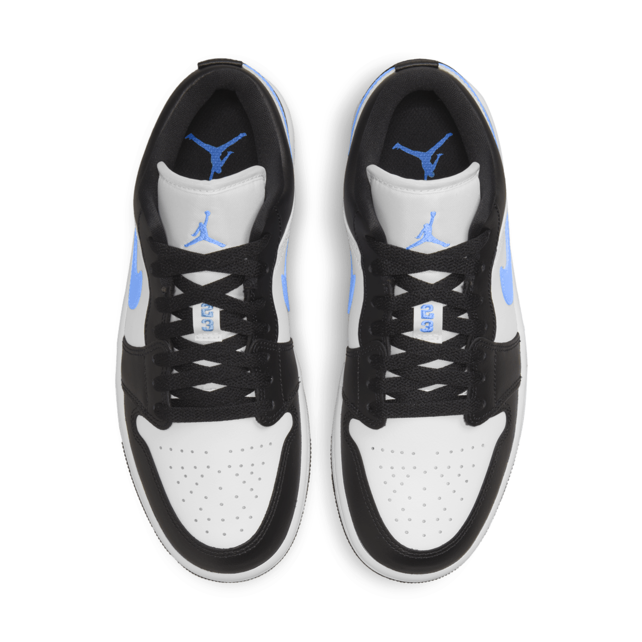 Jordan 1 Low Black University Blue White